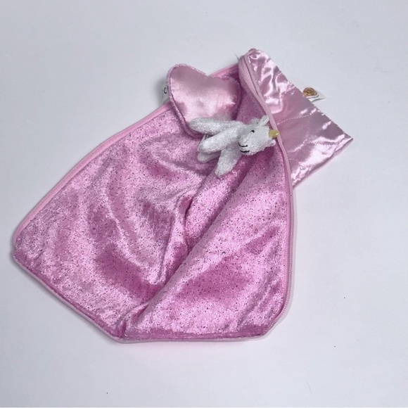 Only Hearts Club Princess Pink Sparkly Sleeping Bag Pillow Unicorn Plush RARE - Picture 6 of 8